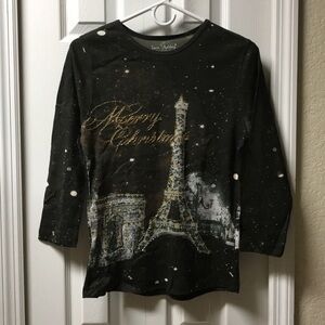 💖 Jane Ashley Happy Christmas Long Sleeve Shirt